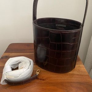 Staud Leather Bucket Bag